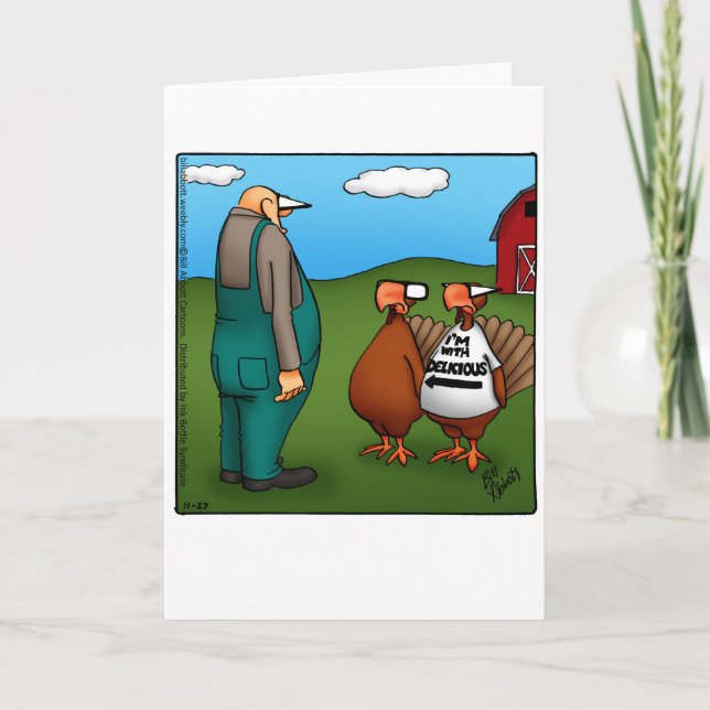 Carte de voeux amusante pour les Humours de Noël (Devant)
