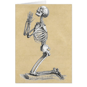 Carte de voeux Anatomy Skeleton