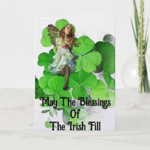 Carte de vœux Angel Blessings Of The Irish