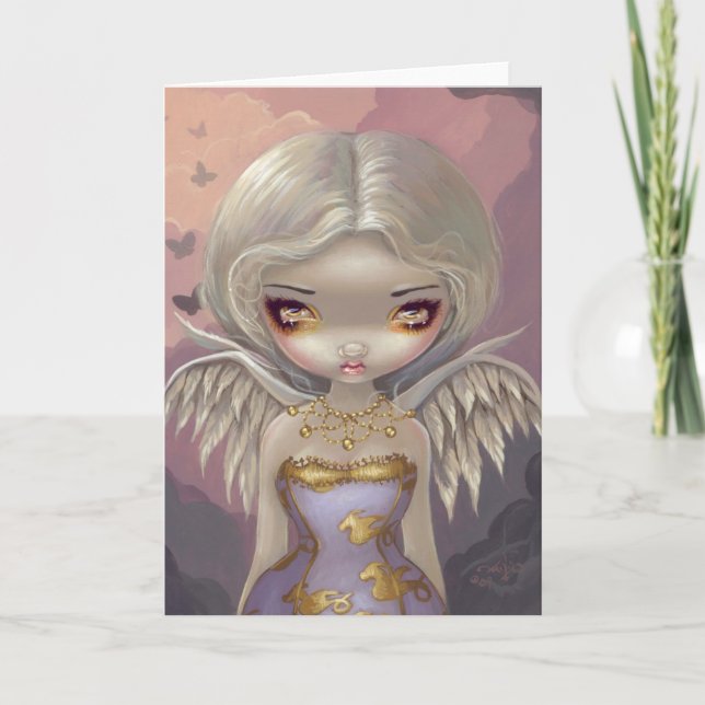 Carte de voeux "Angel in Lilac" (Devant)