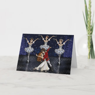 Carte de voeux Anime Nutcracker Snowflakes