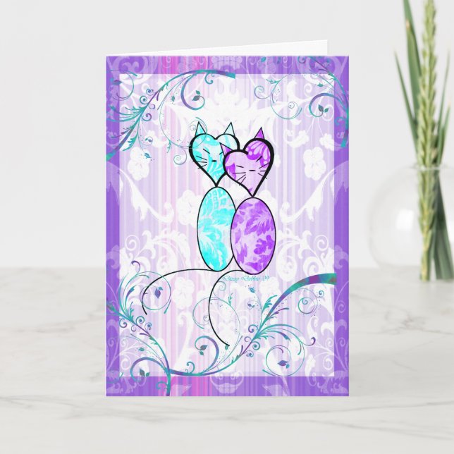 Carte de voeux Anniversaire (Devant)