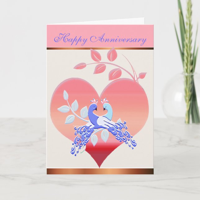 Carte de voeux Anniversaire (Devant)