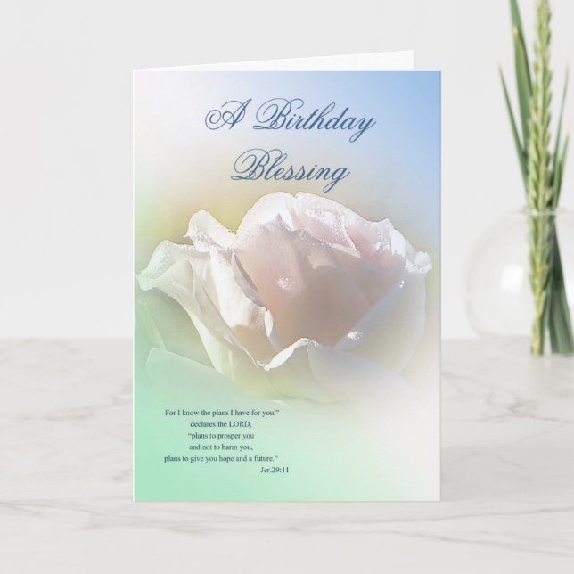 Carte de voeux anniversaire (Devant)