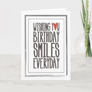 Carte de voeux Anniversaire