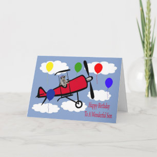 Carte de voeux Anniversaire Au Fils