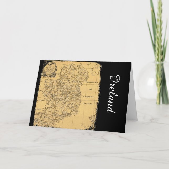 Carte de voeux Antique Irlande (Devant)