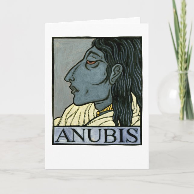 Carte de voeux Anubis (Devant)