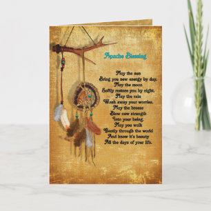 Carte de voeux Apache Blessing