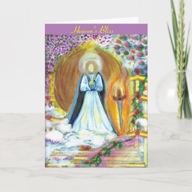 Carte de voeux Archangel Uriel (Devant)