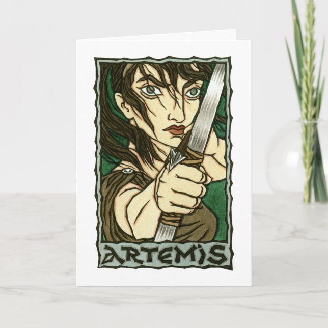 Carte de voeux Artemis (Devant)