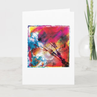 Carte de voeux Arty Abstraite