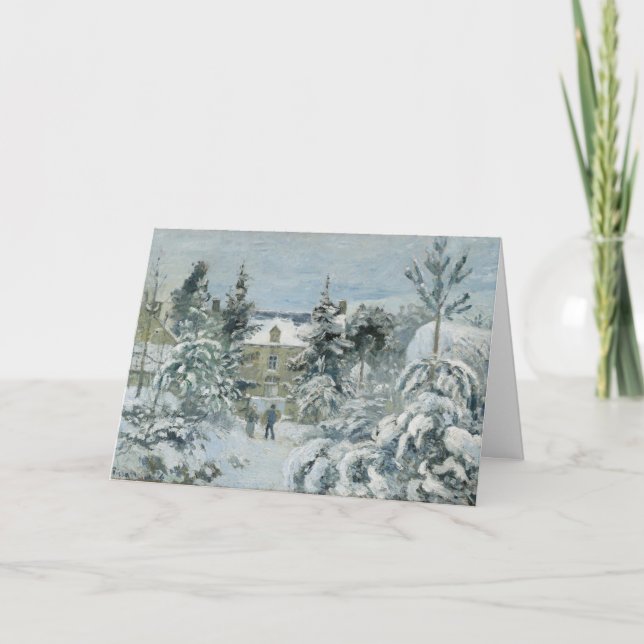 Carte de voeux aux beaux-arts de Camille Pissarro (Devant)