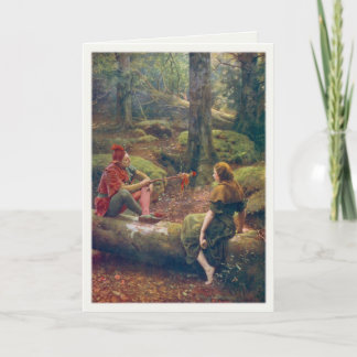 Carte de voeux avec John Collier Peinture