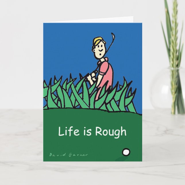 Carte de voeux avec l'illustration et la citation (Devant)