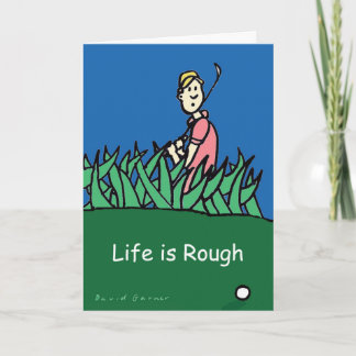 Carte de voeux avec l'illustration et la citation