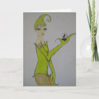 Carte de voeux avec "Miss Who" par Amber Larsen