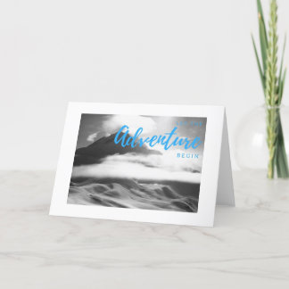 Carte de voeux "Aventure" Blank Inspirational