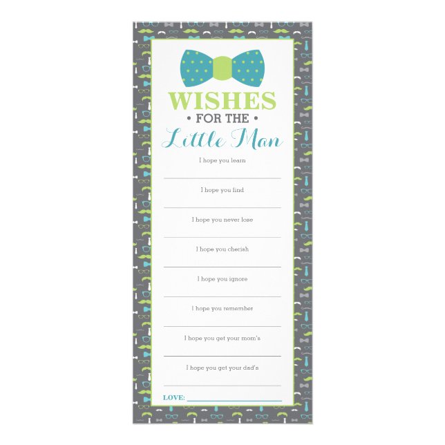 Carte de voeux, Baby shower, Petit Homme, 25 Pack (Devant)