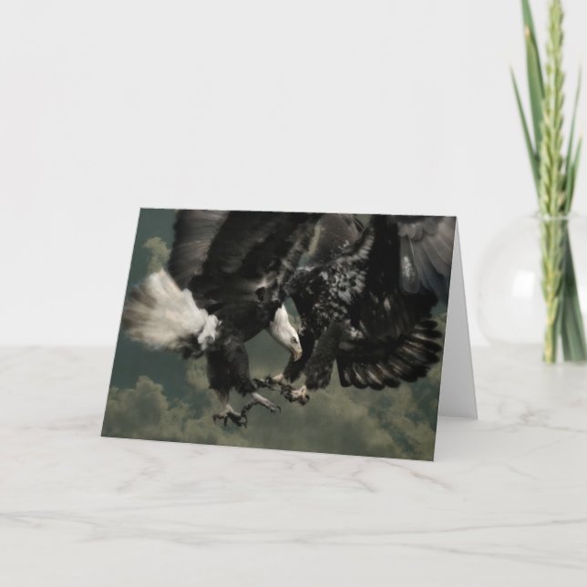 Carte de voeux Bald Eagle (Devant)