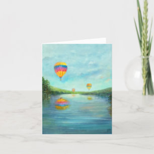 Carte de voeux "Balloon Lake"