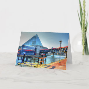Carte de voeux Baltimore Inner Harbour