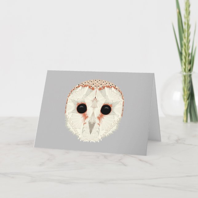 Carte de voeux Barn Owl (Devant)