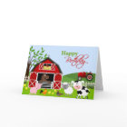 Carte de voeux Barnyard Farm Animals