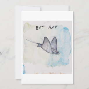 Carte de vœux Bat Ray