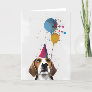 Carte de voeux beagle