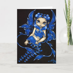 Carte de voeux "Beautiful Blue Fairy"