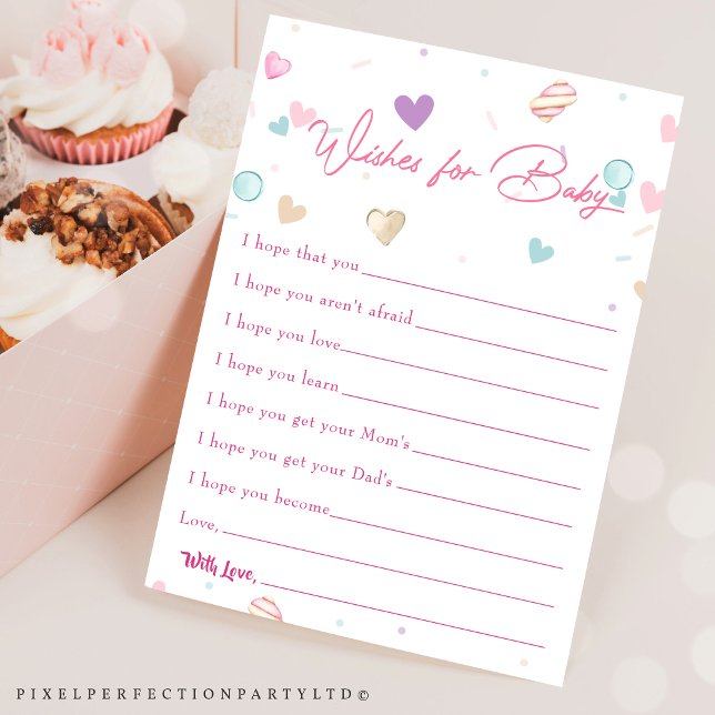 Carte de vœux bébé Donut Sucré pour bébé (Créateur téléchargé)