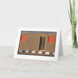 Carte de voeux bédouine de Chambre