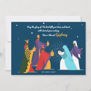 Carte de voeux Bénéficiaire Epiphanie