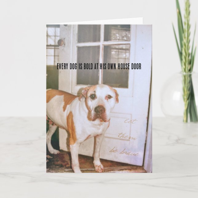 Carte de voeux BIENVENUE (Devant)