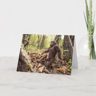 Carte de voeux Bigfoot   Sasquatch