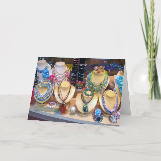 Carte de voeux bijoux (Devant)