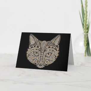 carte de voeux bijoux chat