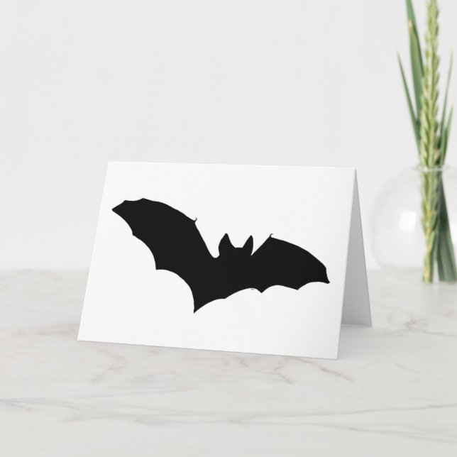 Carte de voeux Black Bat (Devant)