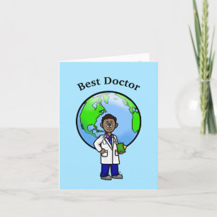 Carte de voeux Black Homme Doctor