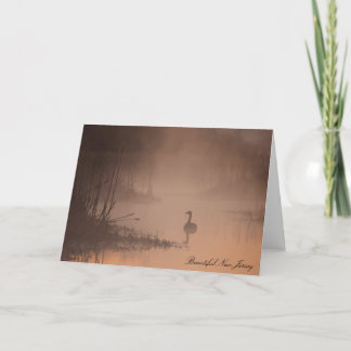 Carte de voeux - blanc, Chester, New Jersey