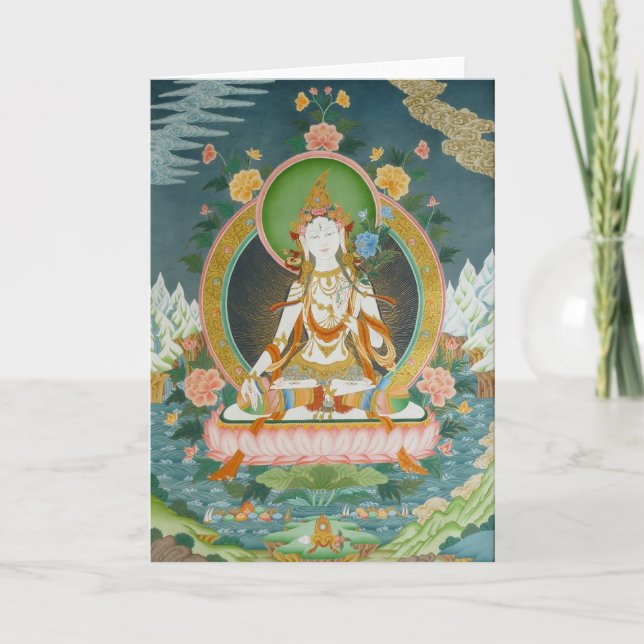 Carte de voeux blanche Tara (Devant)
