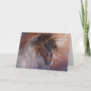 Carte de voeux blanche WindStalker