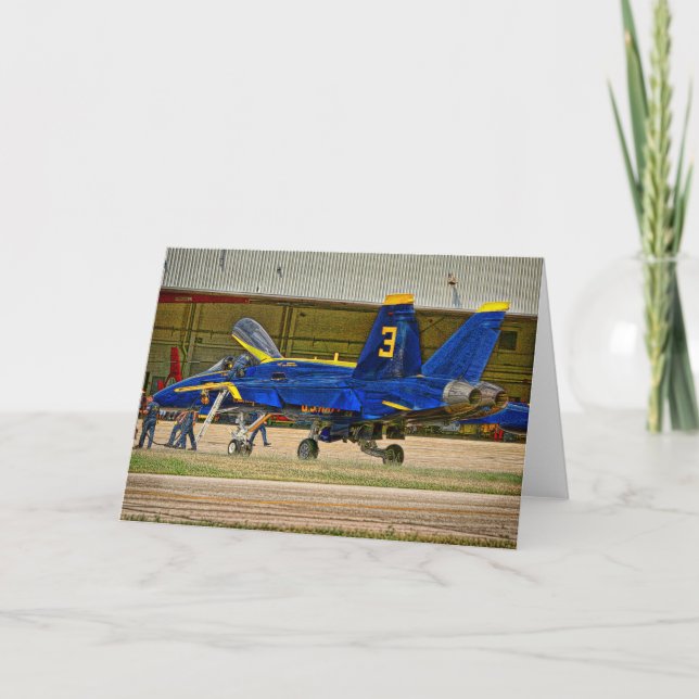 Carte de voeux Blue Angels (Devant)