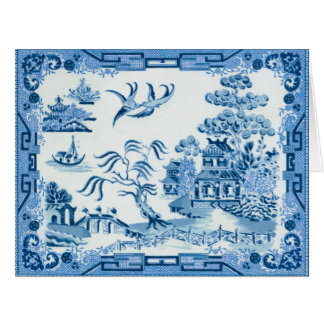 Carte de voeux Blue Willow