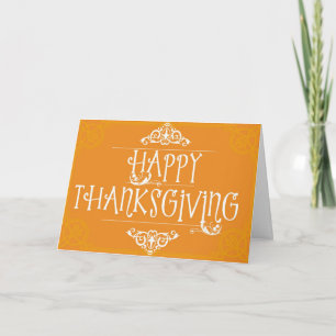 Carte de voeux bon thanksgiving