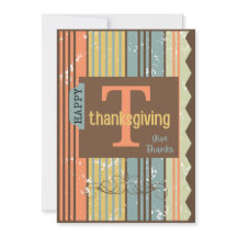 Carte de voeux bon thanksgiving -