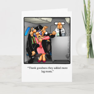 Carte de voeux Bon Voyage Humour