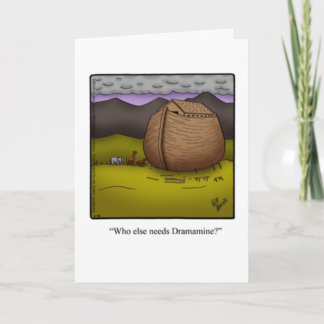 Carte de voeux Bon Voyage Humour (Devant)