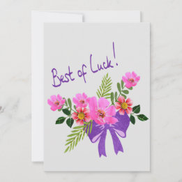 Carte de vœux Bonne Chance